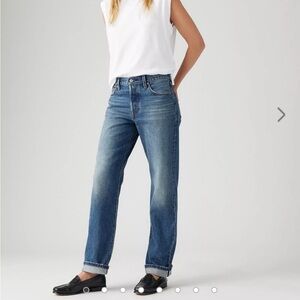 Levi's Blue Boyfriend Jeans for Women